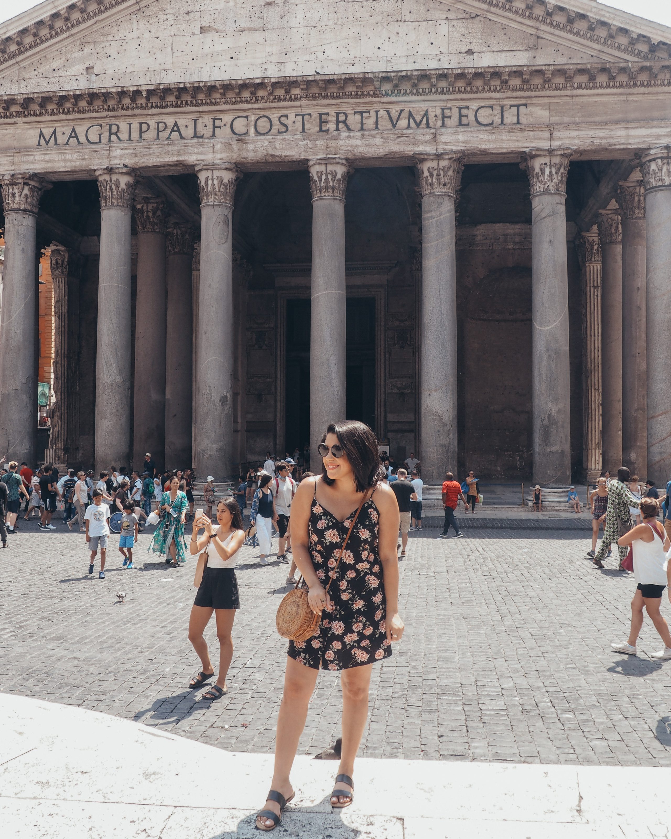 naty michele at the pantheon in rome 