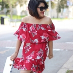 Floral Off-The-Shoulder