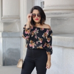 Fall Florals & Chunky Heels
