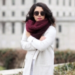 Winter Whites & Burgundy Accents