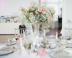 floral arrangement center piece for bridal shower