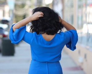 lifestyle blogger naty michele short hair