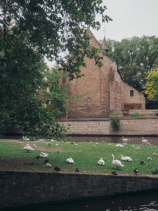 lake of love bruges belgium